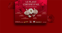 Desktop Screenshot of plant-certifie-ail.org